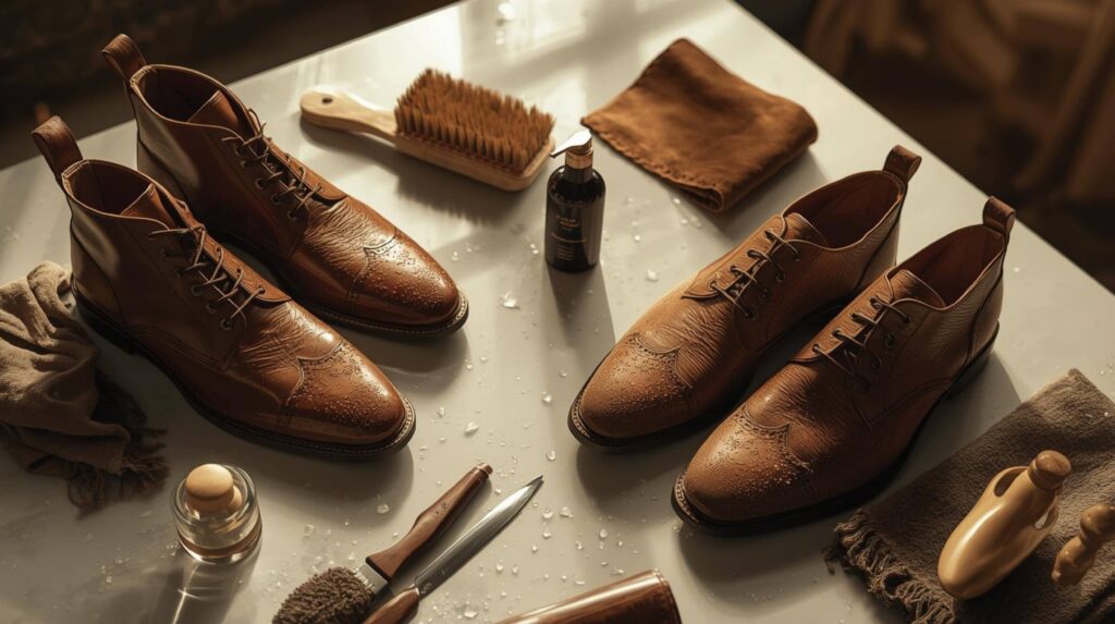 Boots, Suede, and Leather After-Rain Care